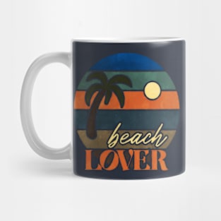 beach LOVER retro Mug